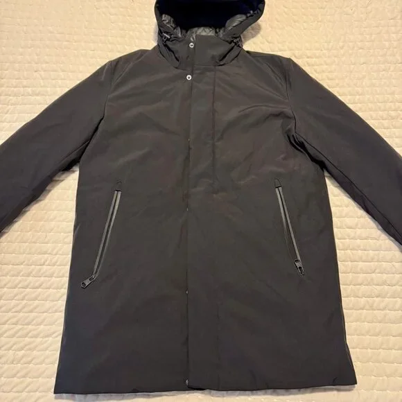 Calvin Klein NWT Parka Men's Medium Black - Waterproof - Picture 1 of 10